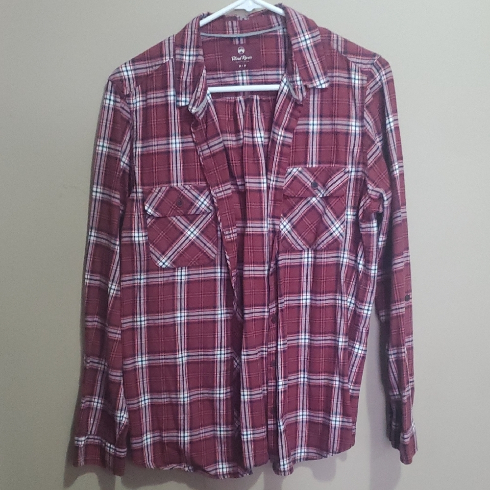Windriver Red Plaid Shirt Size Medium